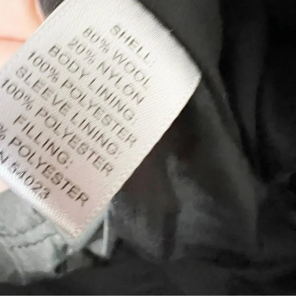 Banana Republic Men’s Wool‎ Blend Black Jacket Size Small Hipster Fall Preppy - Picture 4 of 7